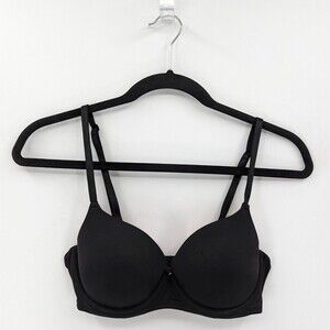 Victoria's Secret PINK Bra Women's 34B Black Lightly Lined Wear Everywhere